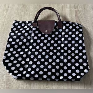 NWOT … Q.B. LLC “Polka Dotted” Tote Bag